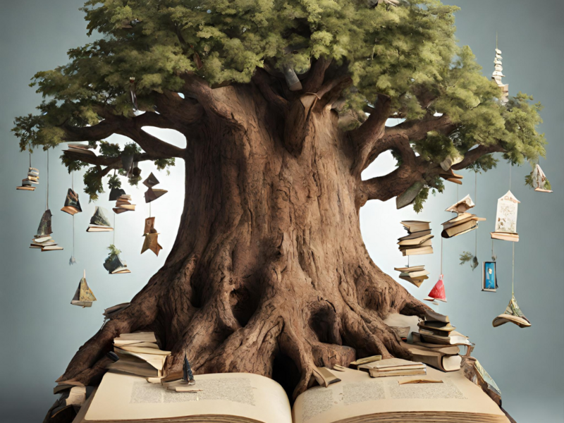 De Avontuurlijke boekenboom