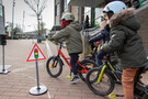 Sportie op de fiets