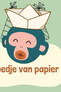 Mini jungle kamp: hoedje van papier