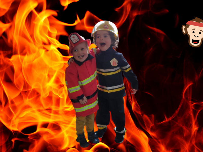 Brandweerkamp: De jungle staat in brand