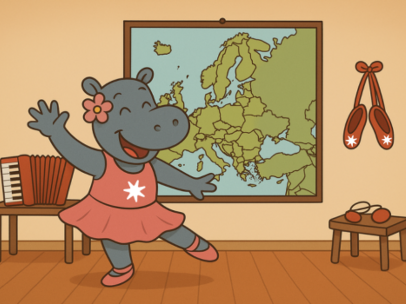 Nila danst door Europa