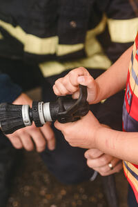 De brandweer