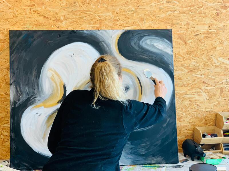 Expressief abstract schilderen: dagopleiding paasmaandag