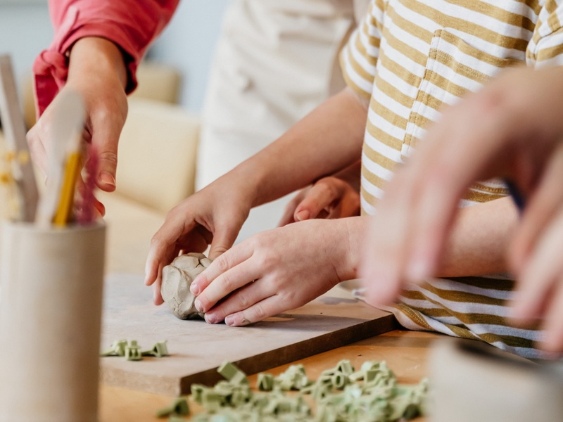 Creatief kunstlabo vol keramiek (en meer)...