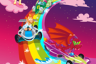 Happy en de regenboograce