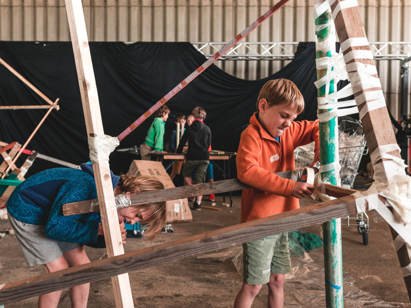 Kunstfabriek 1.0 Sint-Gillis, in basisschool Balder