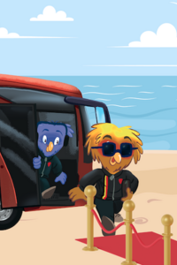 Balalaika gaat op voetbalreis