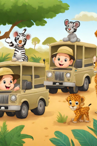 Mini Jungle kamp: op safari