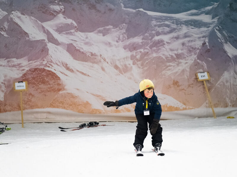 Indoor ski in SnowWorld Antwerpen