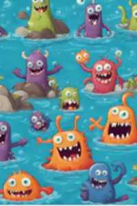zwemkamp: zeemonsters op stap