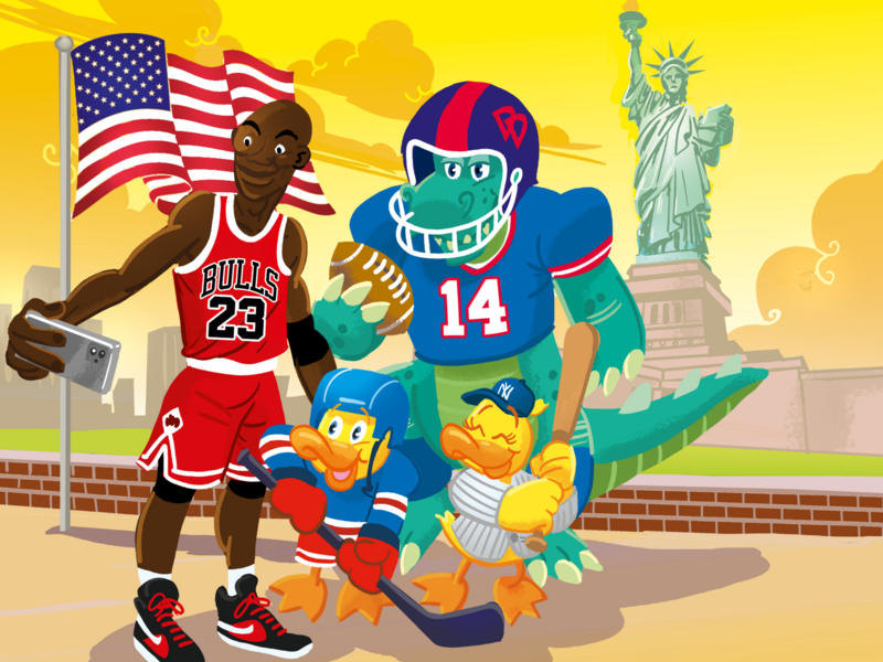 Ballie gaat naar Amerika