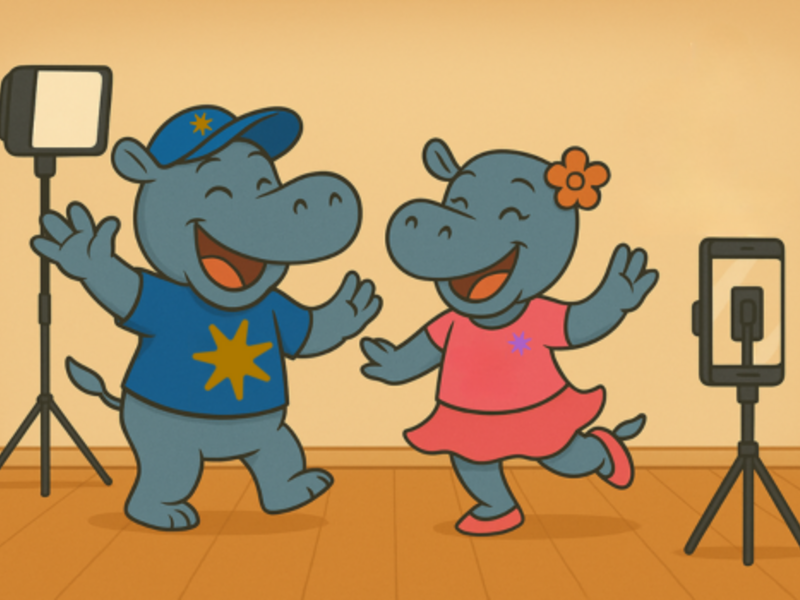 Maak een TikTok reeks met Nilo en Nila