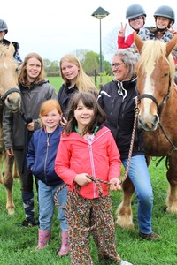 Groeikamp op de paardenboerderij