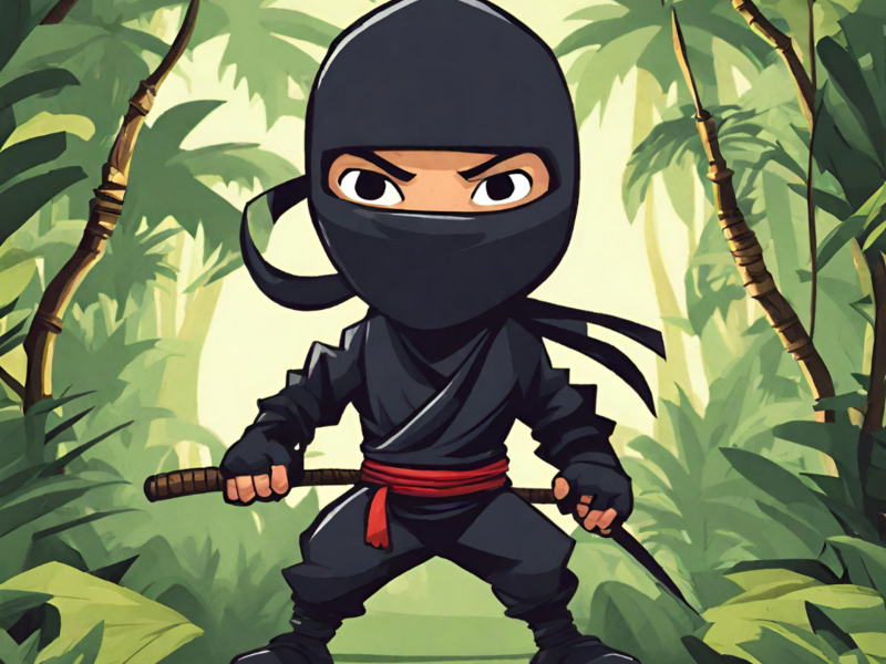 Ninja's in de jungle