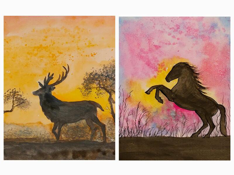 Dieren in aquarel voor kinderen van °2014 tot 2019 met Chantal De Keersmaecker - NM