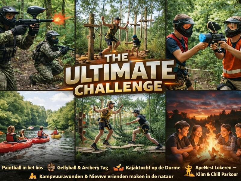 Activak jeugdvakanties – The Ultimate Challenge (12-15 jaar)