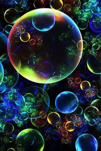 Ana Belle blaast bubbels