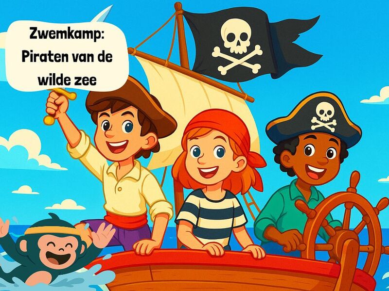 Zwemkamp: Piraten van de wilde zee