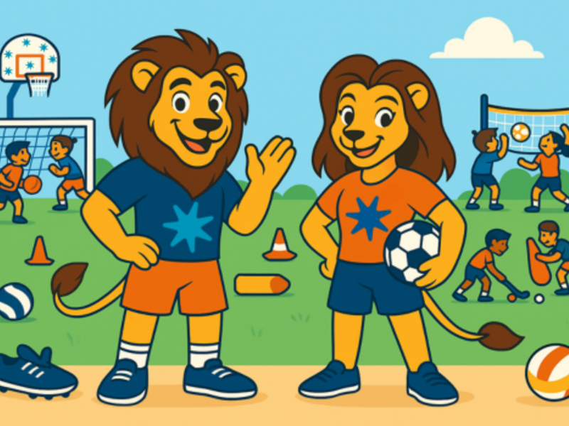 Raf & Rina in het ploegsporten dorp