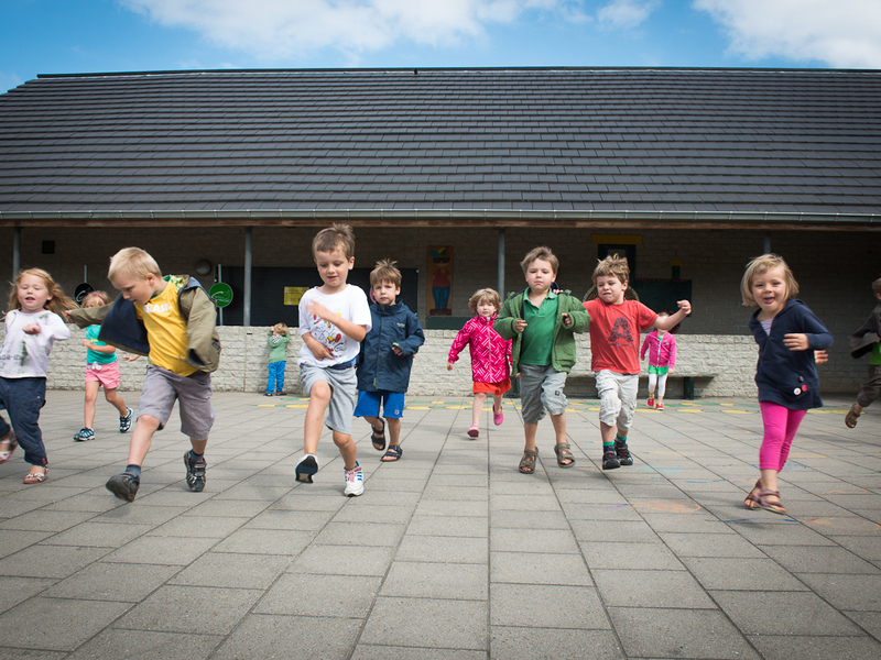 Als atleet over de meet + kleuterfun