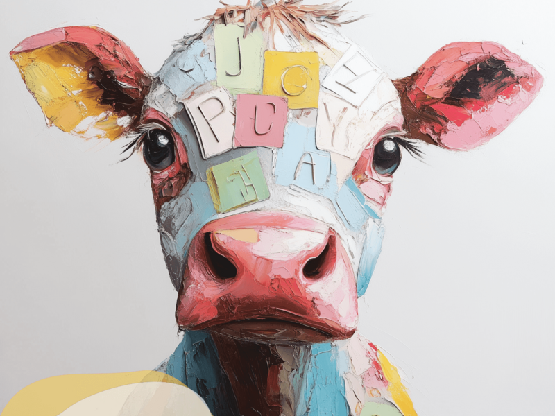 Koeien van letters MH