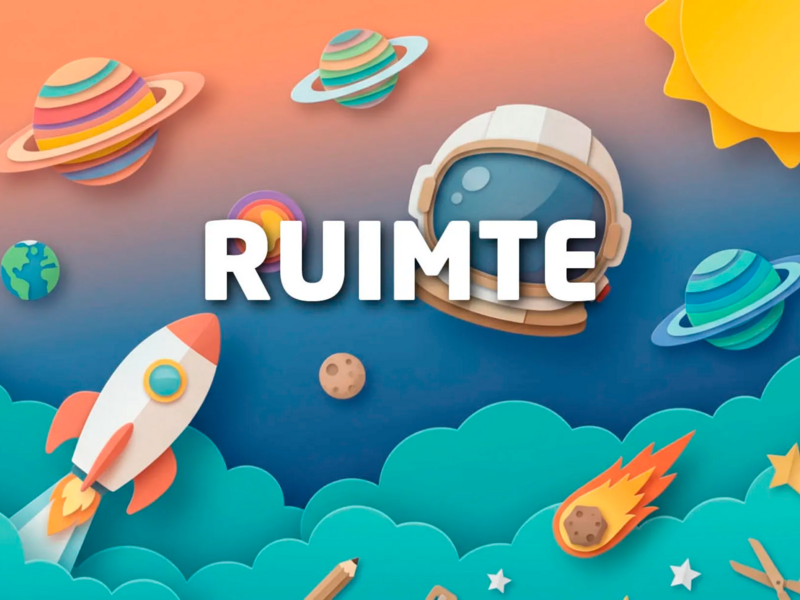 3,2,1 ... Met je raket naar de ruimte