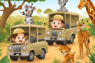 Mini Jungle kamp: op safari