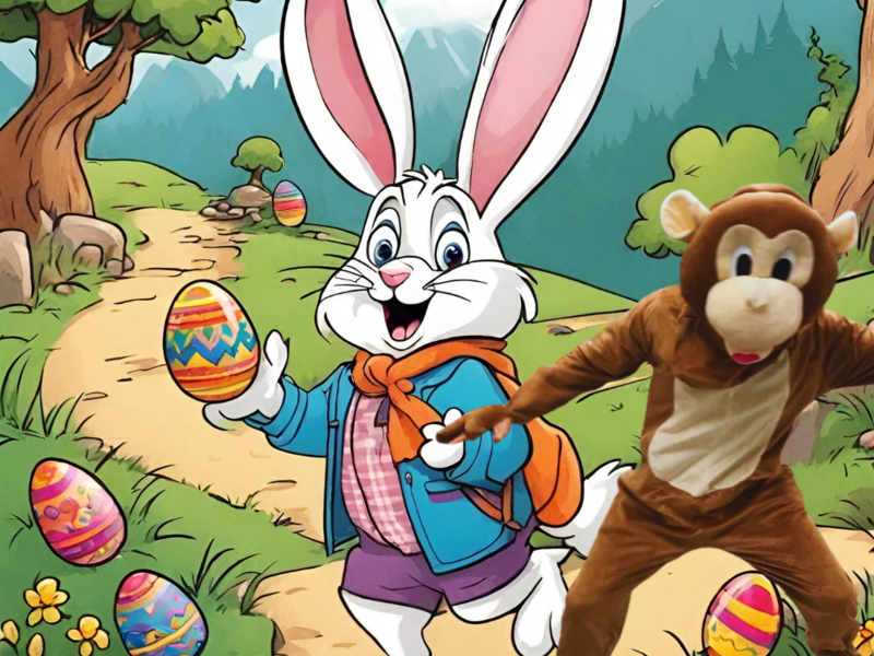 Mini Jungle Kamp: Monkey op avontuur met de paashaas