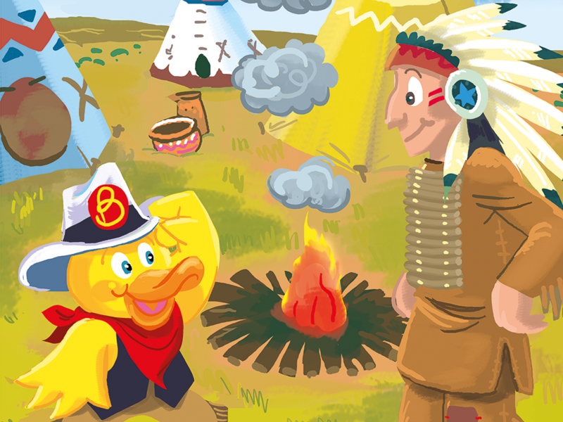 Cowboy Ballie en de indianen