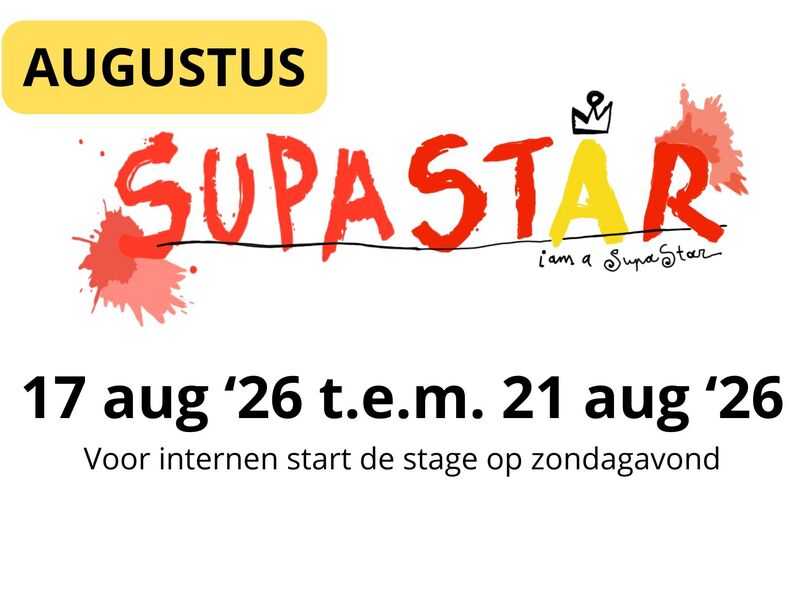 SupaStar - Junior (met overnachting)