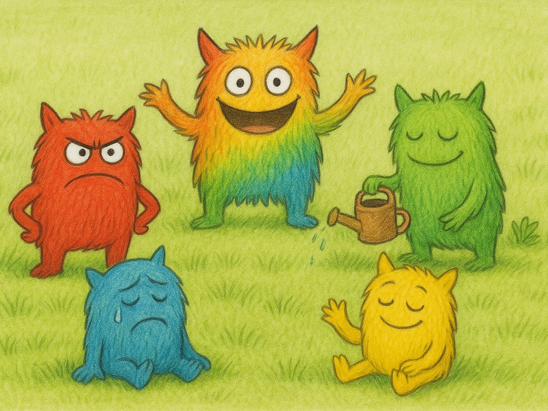 Op weg met het kleurenmonster