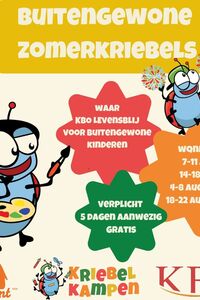 Buitengewone Zomerkriebels 27 tot 31 oktober