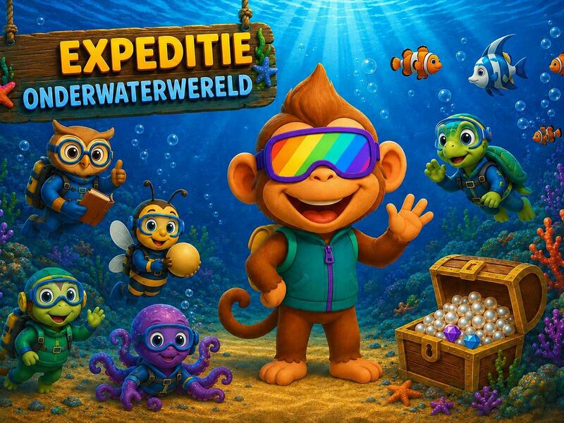 Kleutereditie 2-daagse dagkamp: Onderwaterwereld