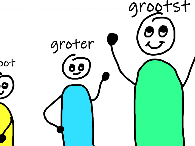 Groot, groter, grootst