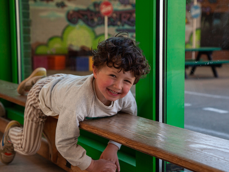 Sporty in Smurfenland + kleuterfun