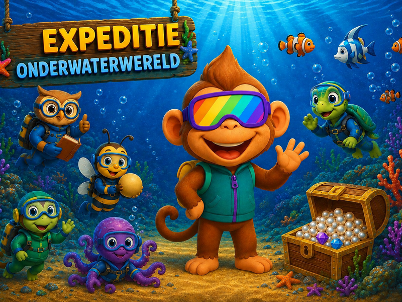 Kleutereditie 2-daagse dagkamp: Onderwaterwereld