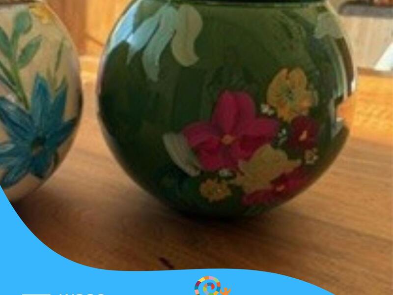 Grabbelpas: Workshop vazen beschilderen