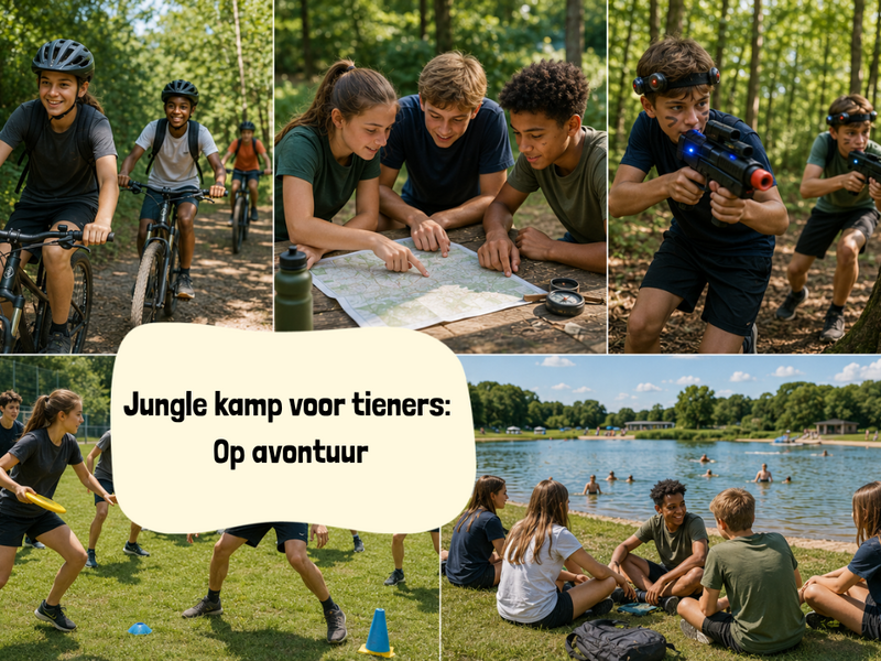 Jungle kamp voor tieners: op avontuur