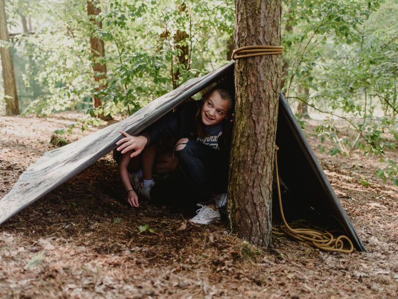 Bushcrafting ouder & kind