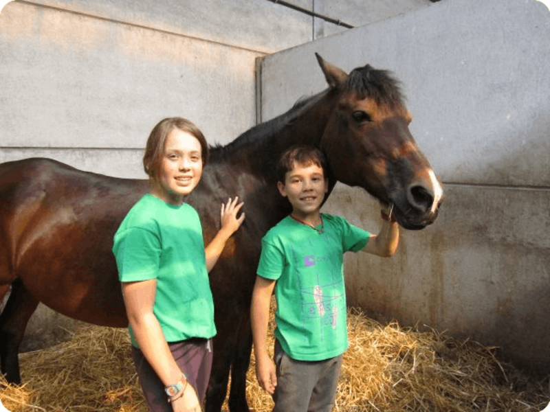 Activak jeugdvakanties – Paardrijden ... en français (10-14 jaar)