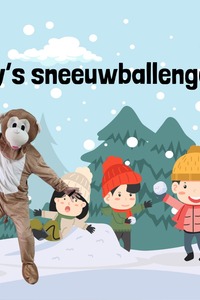 Monkey's sneeuwballengevecht