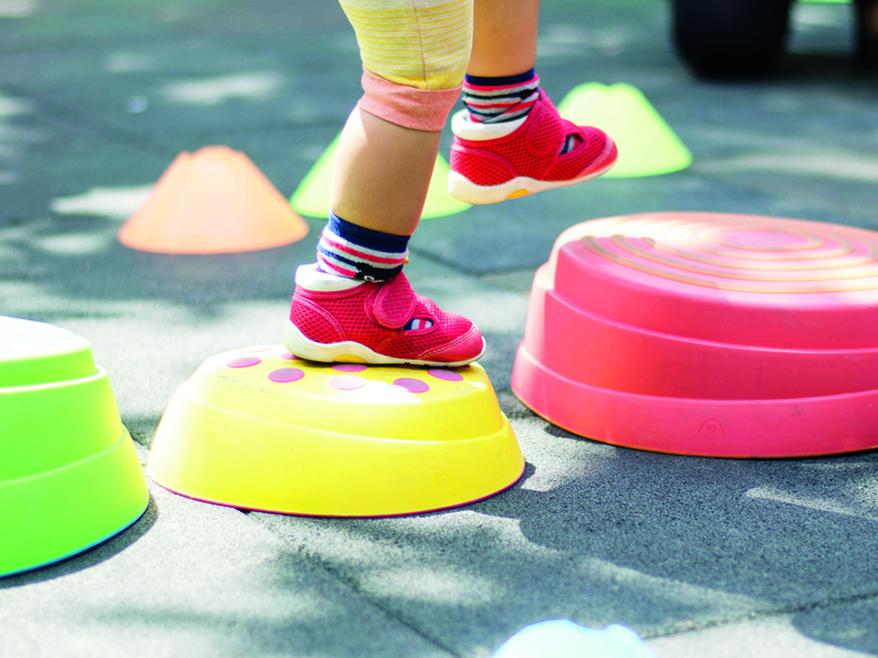 Balanceren op één been