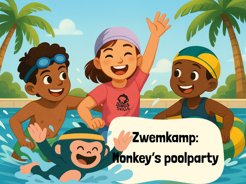 Zwemkamp: monkey's poolparty