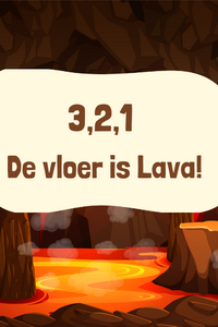 3,2,1 De vloer is Lava!