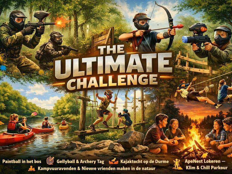 Activak jeugdvakanties – The Ultimate Challenge - extern (12-15 jaar)