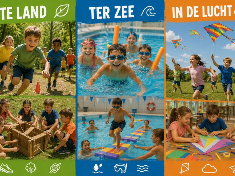 Te land ter zee en in de lucht