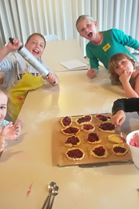 Tea, scones en cookies