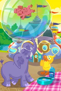 De grote Bellenblaaswedstrijd