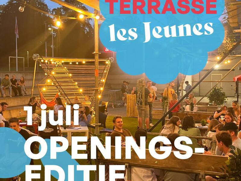 Terrasse les Jeunes, Openingseditie