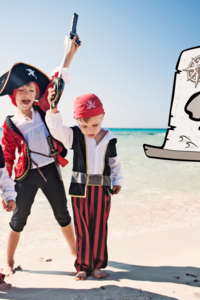 Monkey's Piratenavontuur: Op Zoek naar de Schat!